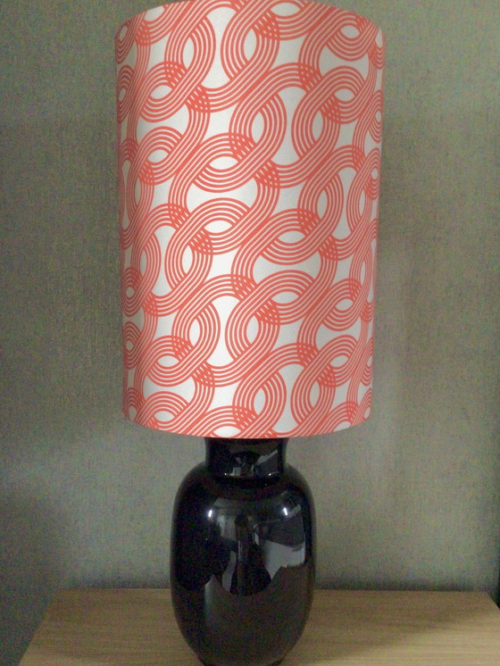 Image 1 of Lampe de table italienne vintage en verre de Murano