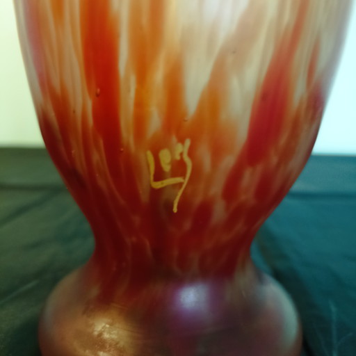 Authentieke Art Nouveau Vaas getekend "Leg" – François-Théodore Legras – ca. 1910