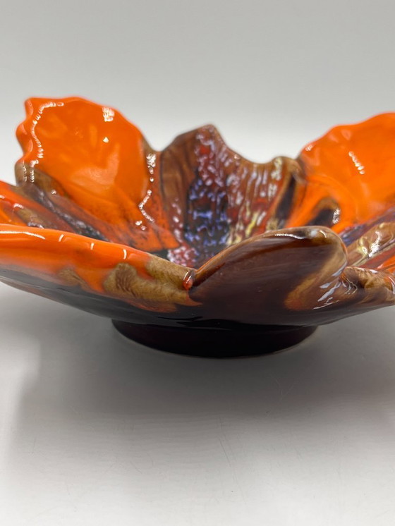 Image 1 of Vassoio portaoggetti con foglie autunnali di Vallauris