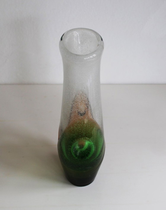 Image 1 of Jarrón de vidrio artístico de la década de 1970 de Frantisek Spinar - Modelo 7609/23