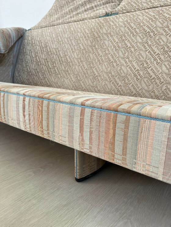 Image 1 of Poltrona Frau - Sofa - Wood, Fabric - Set of Two Sofas