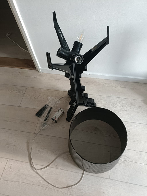 Kartell bourgie tafellamp glossy black, Ferruccio Laviani.