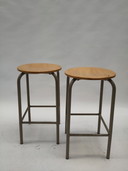2x Industriehocker