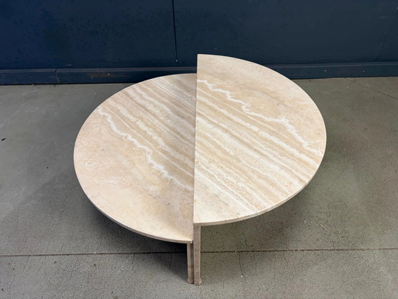 Pair of travertine coffee tables, 1970s – Mid Century Modern (photo 7 of 9)
