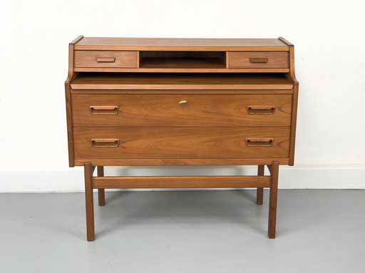 Teak Secretary Desk by Arne Wahl Iversen for Vinde Møbelfabrik, 1960s