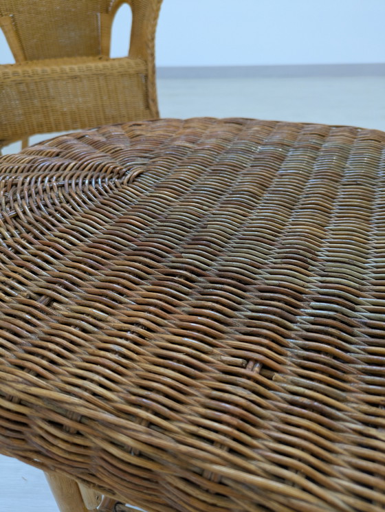 Image 1 of Outdoor Wicker Lounge - Vintage