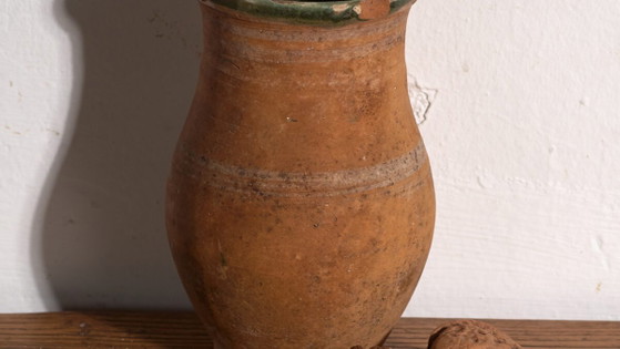 Jarrón antiguo de loza vidriada – Europa Central, circa 1920 – Jarrones, Rustic (photo 3 of 39)