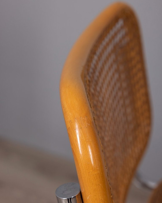 Image 1 of SET OF 4 VINTAGE CHAIRS FROM THE 1960S, CESCA MODEL, DESIGNED BY MARCEL BREUER FOR GAVINA