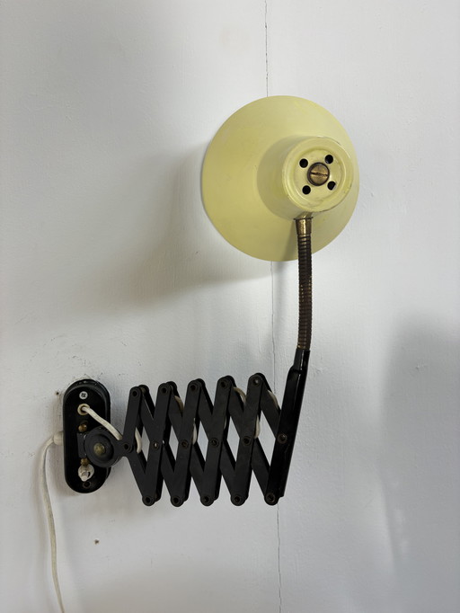 Hala gele schaarlamp jaren’60