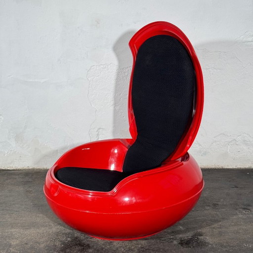 Peter Ghyczy tuinstoel in eivorm, 1968 – fauteuils, Fiberglass