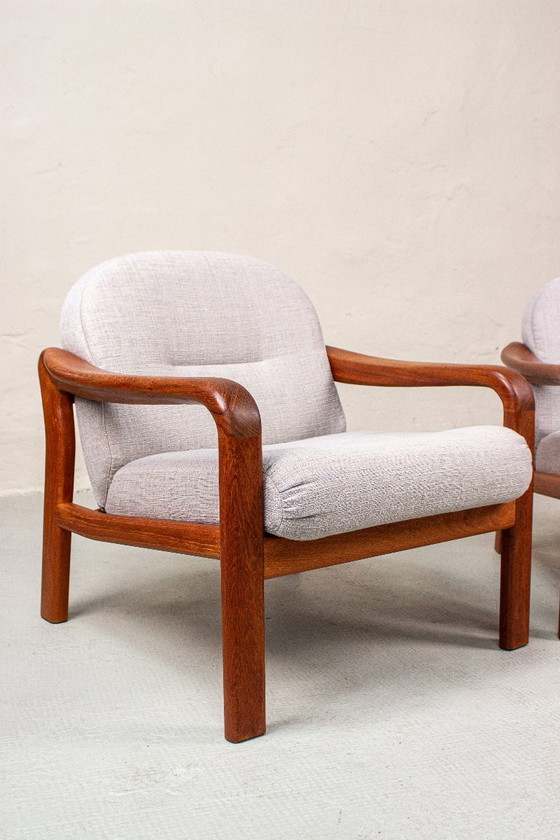 2 poltrone vintage in teak, stile danese anni '60. – Komfort, Textile (photo 15 of 18)