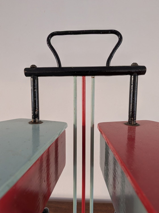 Scatola da cucito Mid-Century di Joos Teder per Metalux, Oggetti decorativi, Metallo, Legno, Multicolore (foto 7 di 9)