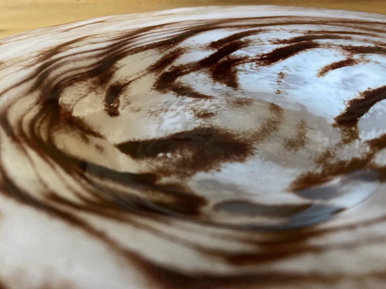 Image 1 of Opaline glass plate/trinket dish from Florence