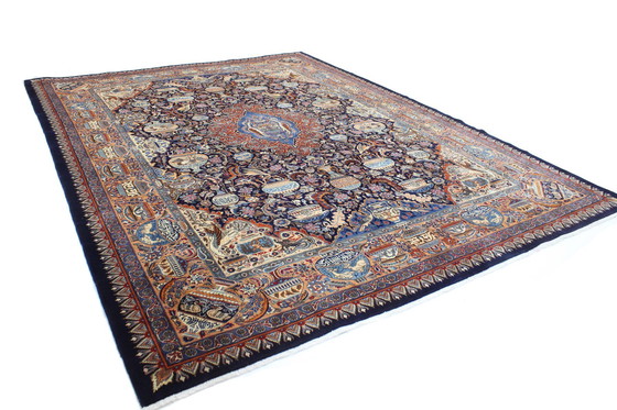 Image 1 of Tapis persan original noué à la main Kashmar Fein Paradise Design 400 X 296 cm Top Condition