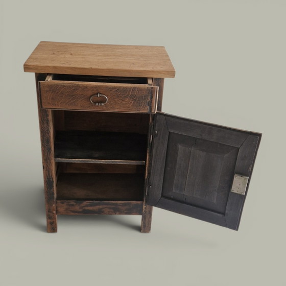 Image 1 of Tavolino rustico in stile country - Inizi del XX secolo