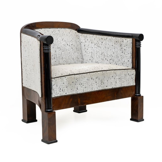 Image 1 of Fauteuils et canapé en acajou Biedermeier du XIXe siècle, Vienne, 1840