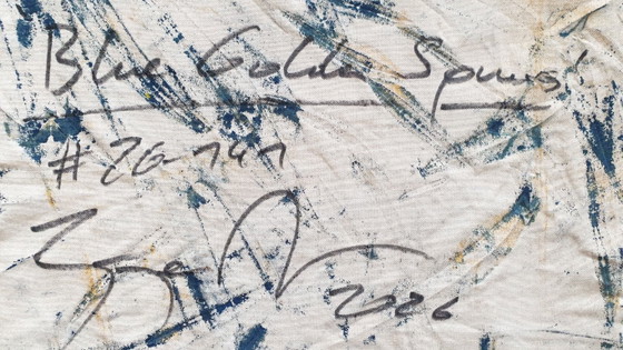 Jürgen Angeler - Blue Golden Squares – Paintings & Drawings, Canvas (photo 8 of 11)