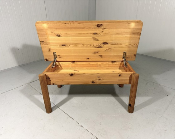 Image 1 of Korup Design Solid Pine Bench with Storage Denmark