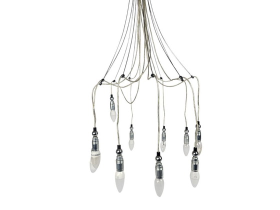 Image 1 of Dutch Design - Kroonluchter - Pola Design Amstelveen - 10-Armige Lamp- 80's