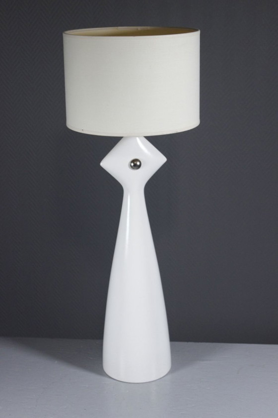 Kostka France - Large Post-Modernist Ceramic Design Lamp 1990s – Table lamps (photo 11 of 11)