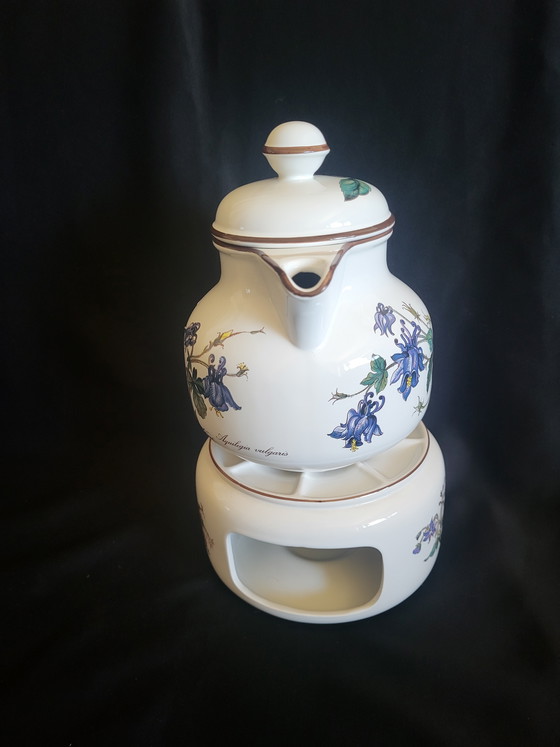 Image 1 of Teiera vintage con lumino Villeroy & Boch Botanica