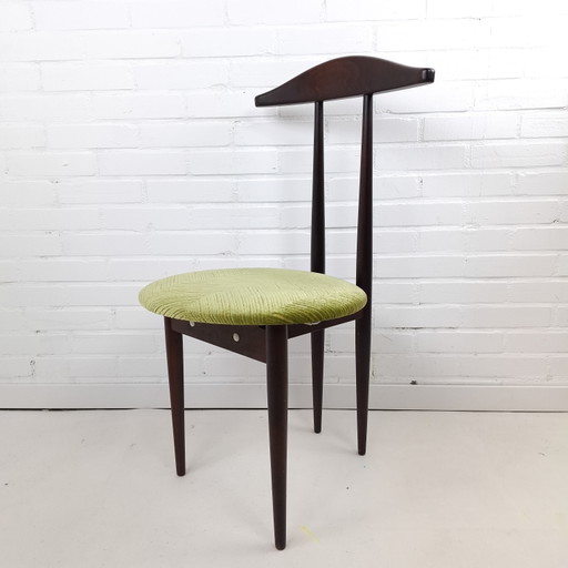 Silla Dressboy vintage de los años 60, estilo moderno de mediados de siglo. – eetkamerstoelen, Textile, Wood (photo 2 of 8)