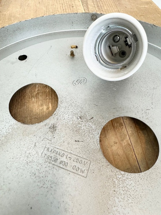 Image 1 of Lampada da parete o da soffitto vintage con vetro opalino di Napako, anni '60