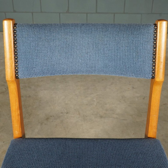 Image 1 of Set di 6 sedie da pranzo vintage – blu