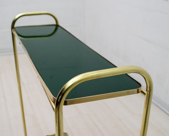 Image 1 of Fioriera a spirale in ottone attribuita a Gio Ponti, metà del secolo scorso, "Casa E Giardino".