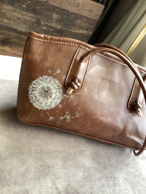 Unieke Handbeschildere Tas Dandilion ByJ&S