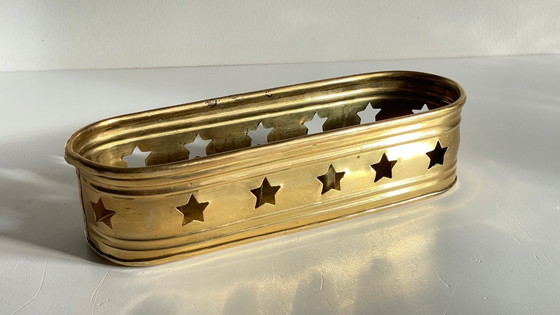 Image 1 of Candeliere vintage in ottone per 4 candele