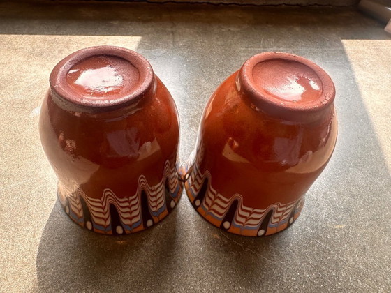 Image 1 of Oost-Europees Keramiek "Troyan" Drinkbekers