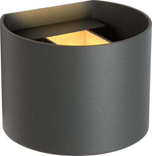 Lucide XIO LED Dimmbare Wandleuchte G9 1x3.5W Grau