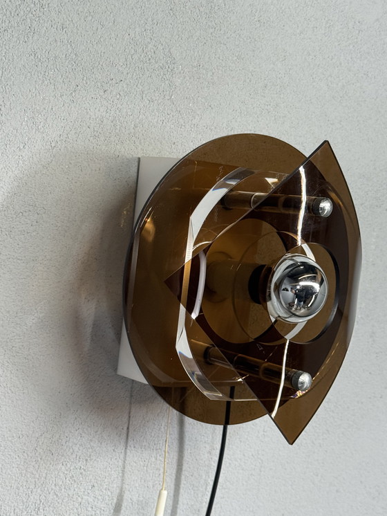 Image 1 of Herda Space Age Wall Lamp 1970s