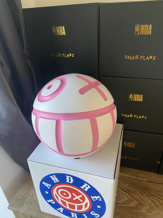 Image 1 of Mr.A W Size 280Mm André Saraiva White Pink Ball 2022 Medicom Toy