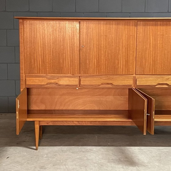 Vintage Deens Design Highboard – Teakhout – Jaren 60 – High boards, Wood (photo 10 of 16)