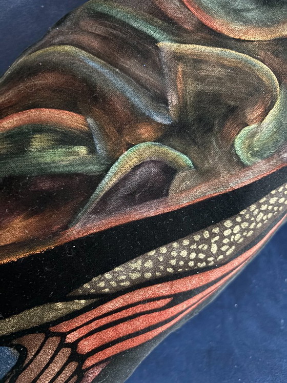 Image 1 of Cuscino cilindrico Art Déco