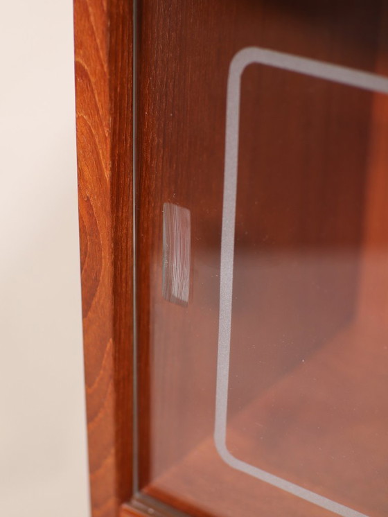 Image 1 of Bookcase Clausen & Søn wall cabinet teak Danish vintage