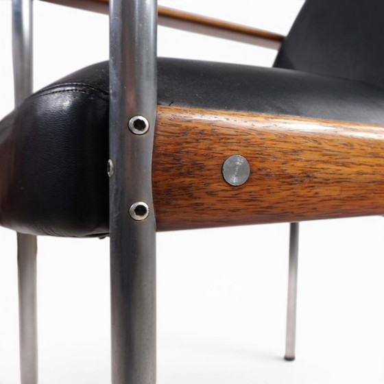 Image 1 of Leren fauteuil van Sven Ivar Dysthe voor Dokka Møbler, 1960