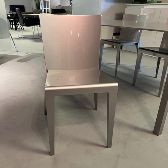 Image 1 of Mesa de comedor Molteni&C Less - 190x80 con 4 sillas de comedor Alpha (juego de 4)