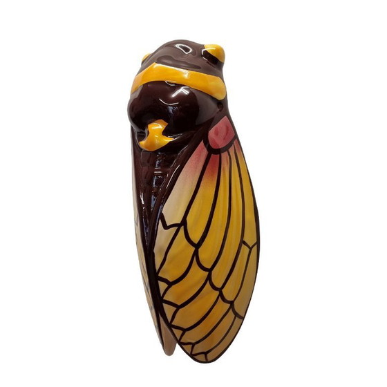 Image 1 of Large Vallauris cicada wall vase