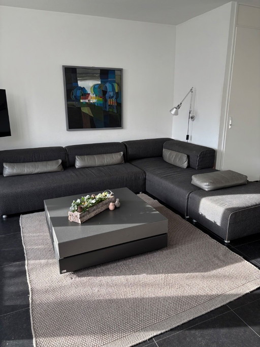 Leolux sofa, Ponton, with Trovo table