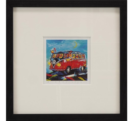 Ad Verstijnen--Color silkscreen VW BUS --In New List