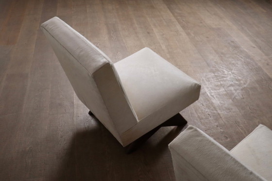 Paar Pierre Jeanneret „Fireside“-Sessel, Modell Nr. PJ-SI-36-A – Leather (photo 4 of 13)