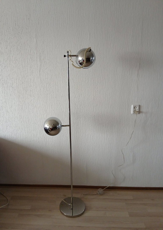 Image 1 of Bollen Vloerlamp – Chroom - Leimotiv 