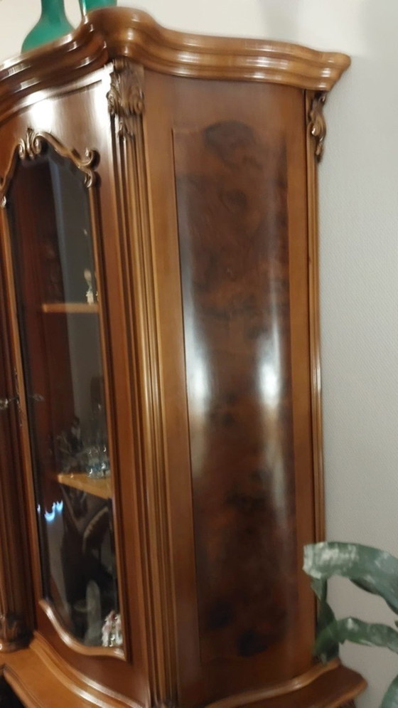 Image 1 of Armario de pared victoriano italiano de nogal