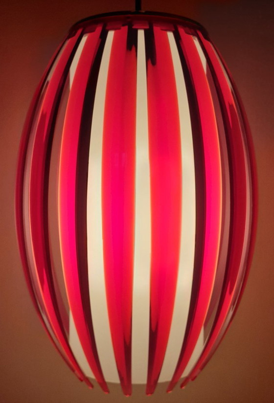 Image 1 of 2 x Herstal Pulz Tentakel XL Pendelleuchten rot