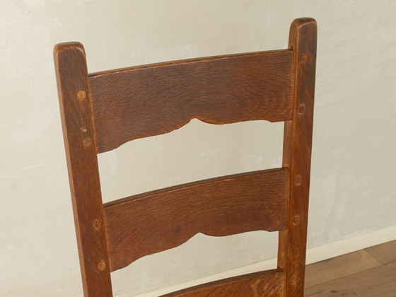 Brutalistische eetkamerstoelen – Rattan, Wood (photo 6 of 7)