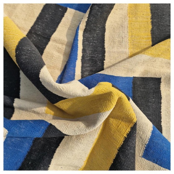 Sonia Delaunay Simultané Nr. 46 Handgewebter Wandteppich | Textilkunst | 217 × 146 cm (85 × 57 Zoll) (photo 3 of 10)