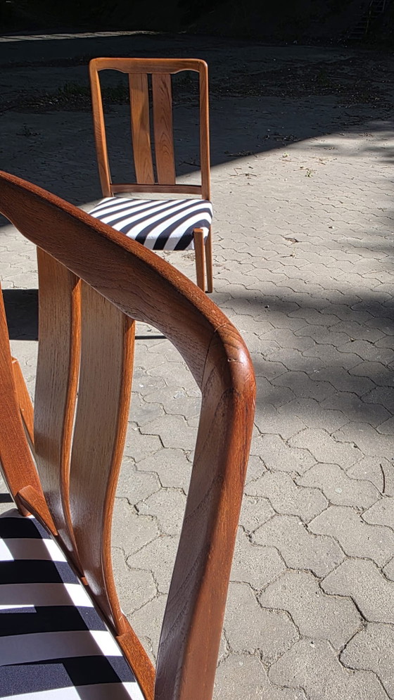 Suite di 4 sedie vintage rivestite Troeds, Bjärnum-Svezia, 60/70 – Sedie da pranzo, Wood (photo 3 of 5)